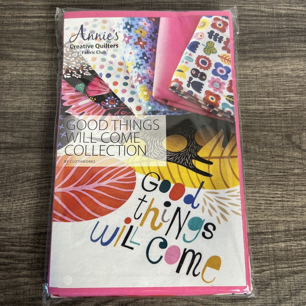 Annie's Creative Quilters Fabric Club Vibrant Good Things Will‎ Come Clothworks
